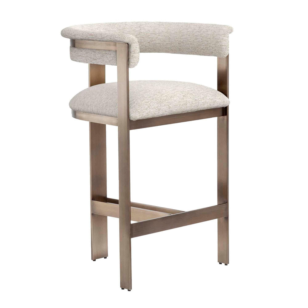Interlude Home Interlude Home Darcy Counter Stool - Antique Bronze Frame - Available in 9 Colors Drift 198054-51