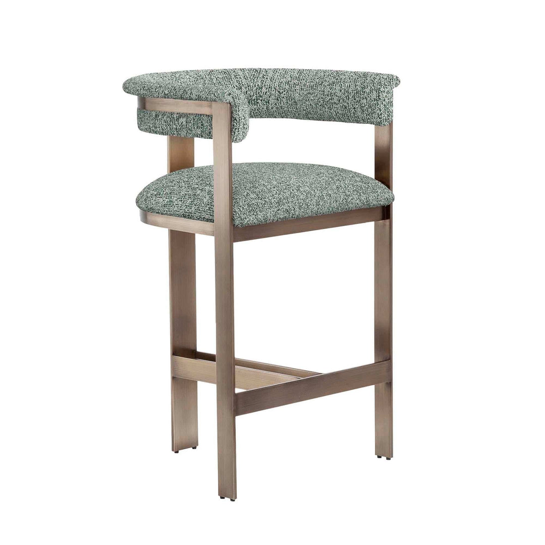 Interlude Home Interlude Home Darcy Counter Stool - Antique Bronze Frame - Available in 9 Colors Pool 198054-54