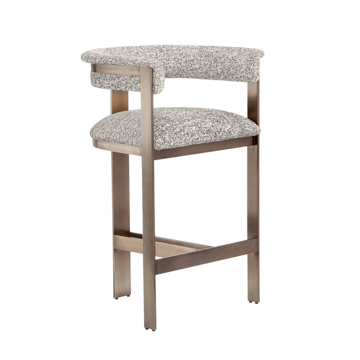 Interlude Home Interlude Home Darcy Counter Stool - Antique Bronze Frame - Available in 9 Colors Breeze 198054-56
