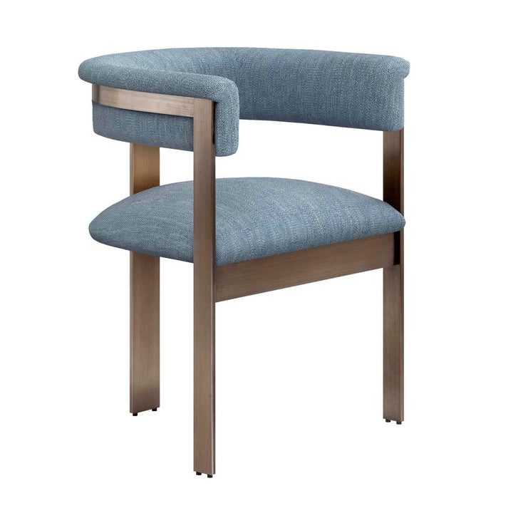 Interlude Home Interlude Home Darcy Dining Chair - Antique Bronze Frame - Available in 9 Colors Surf 198055-52