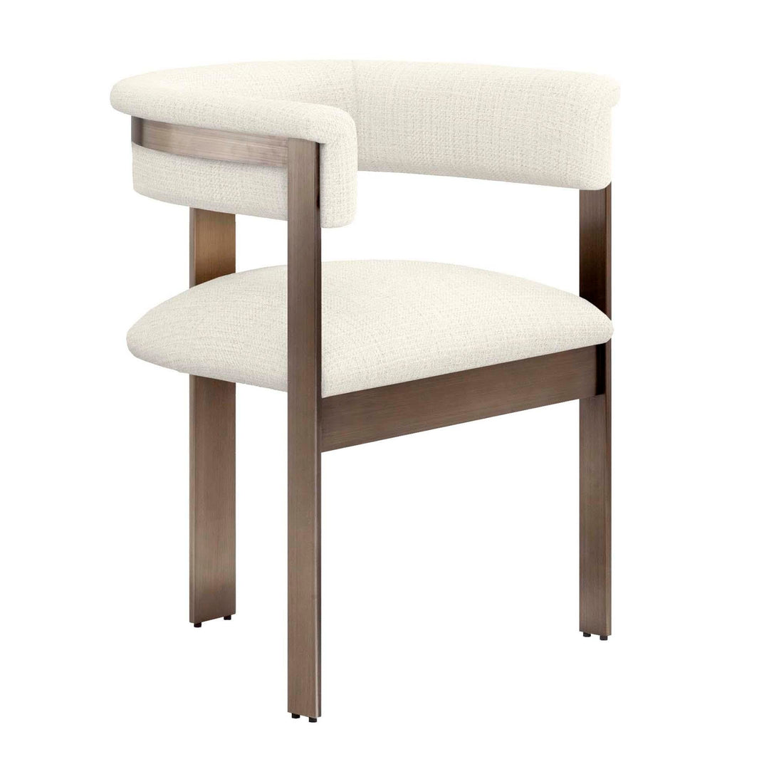 Interlude Home Interlude Home Darcy Dining Chair - Antique Bronze Frame - Available in 9 Colors Dune 198055-57