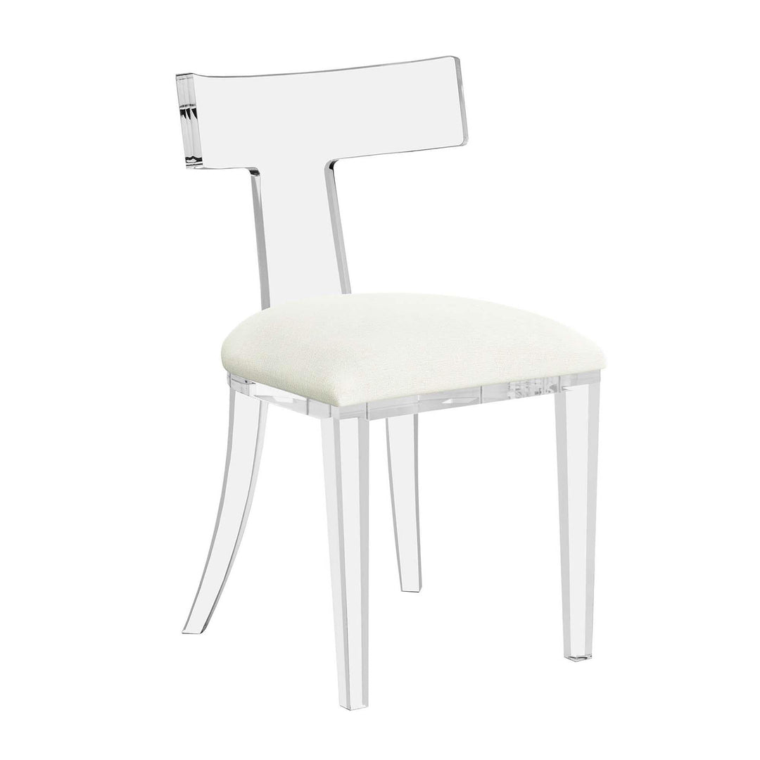 Interlude Home Interlude Home Tristan Acrylic Chair - Clear Frame - Available in 9 Colors Shell 198056-53