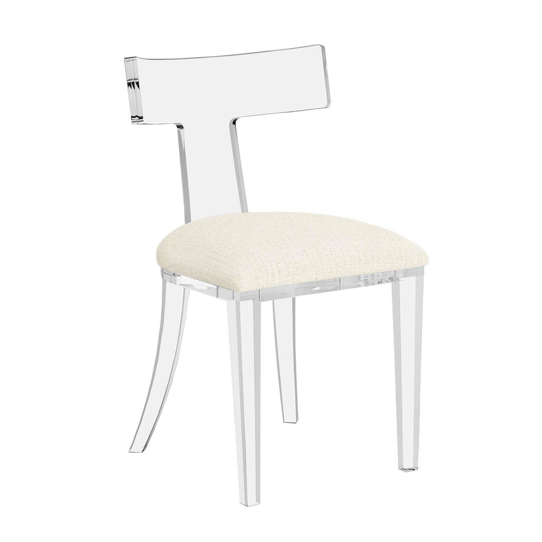 Interlude Home Interlude Home Tristan Acrylic Chair - Clear Frame - Available in 9 Colors Dune 198056-57