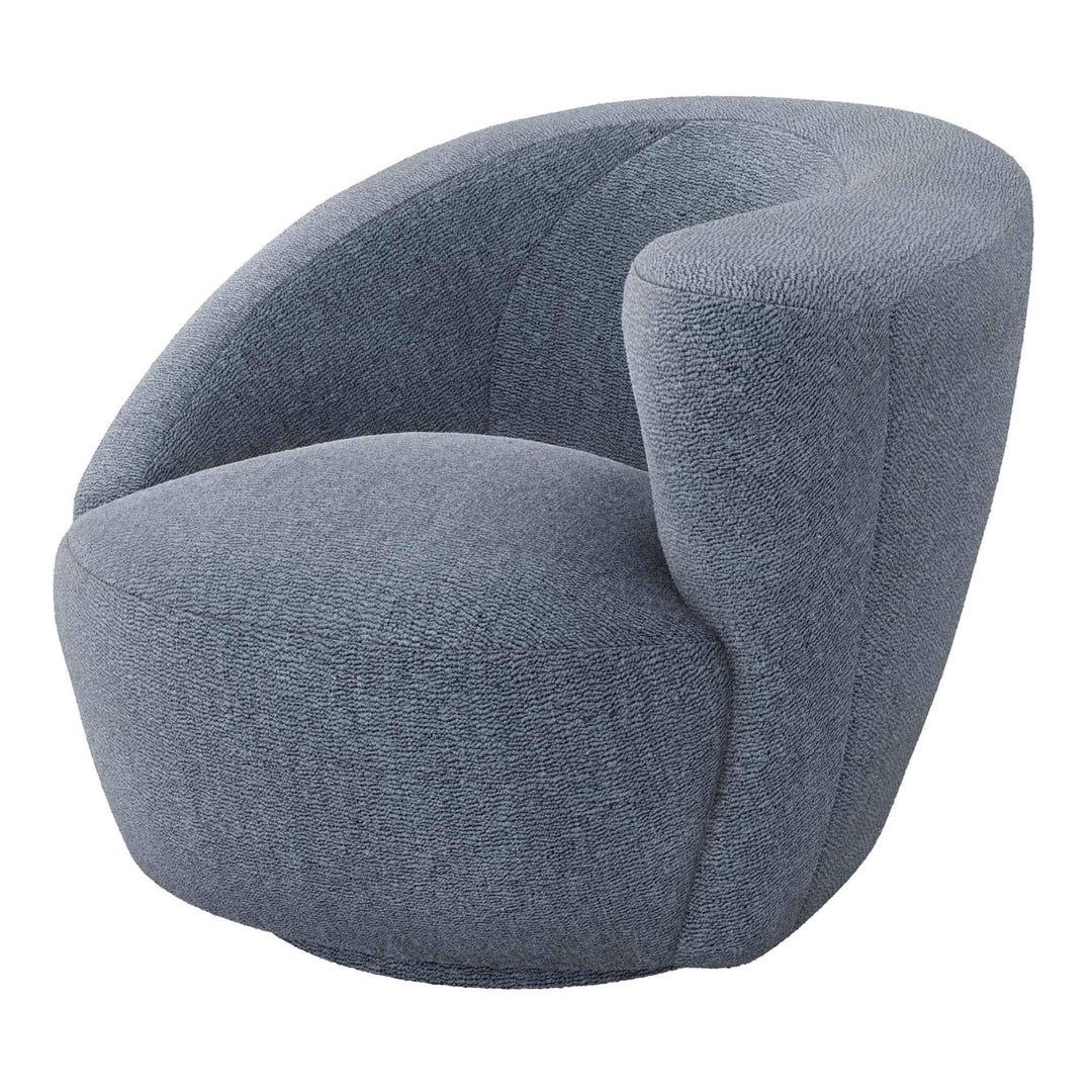 Interlude Home Interlude Home Carlisle Right Swivel Chair - Available in 9 Colors Azure 198059-58