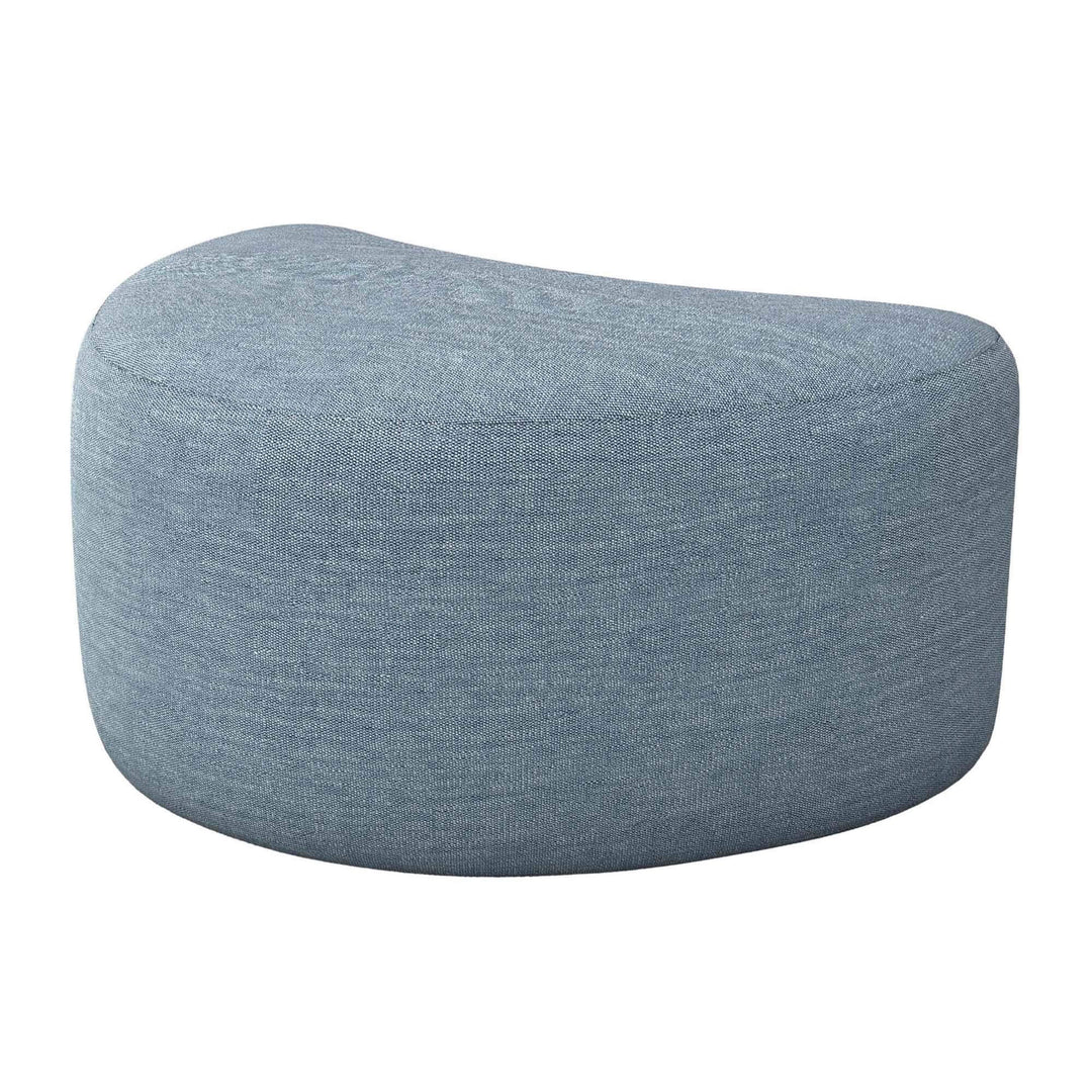 Interlude Home Interlude Home Carlisle Right Ottoman - Available in 9 Colors Surf 198515-52