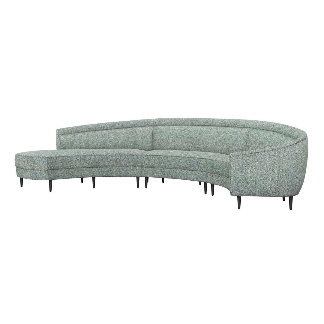 Interlude Home Interlude Home Capri Left Chaise Sectional - Dark Grey Frame - Available in 2 Colors Pool 199013-54