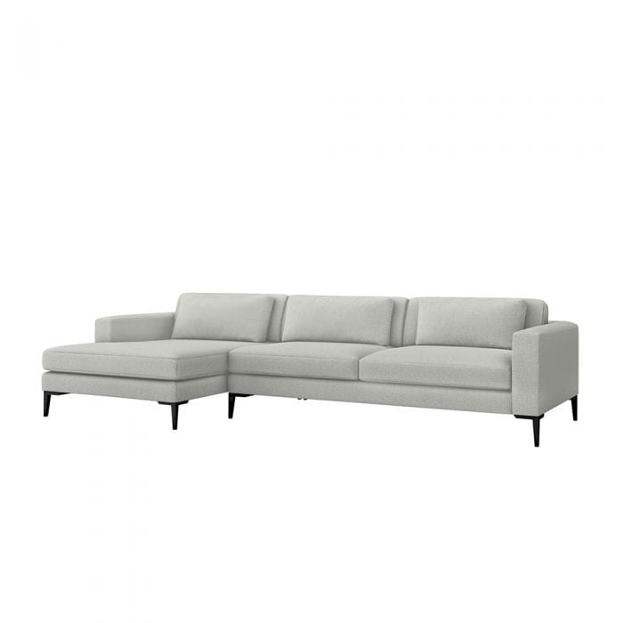 Interlude Home Interlude Home Izzy Left Chaise Sectional - Available in 5 Colors Gunmetal & Fresco 199015-12