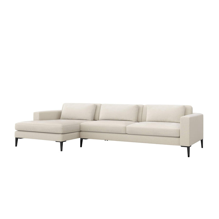 Interlude Home Interlude Home Izzy Left Chaise 2 Piece Sectional - Available in 5 Colors Ivory 199015-1