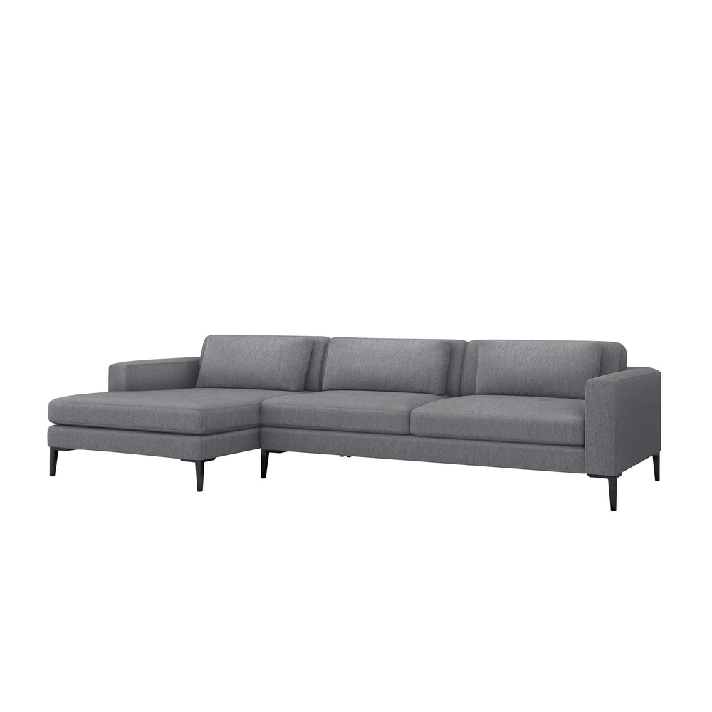 Interlude Home Interlude Home Izzy Left Chaise 2 Piece Sectional - Available in 5 Colors Dark Gray 199015-3