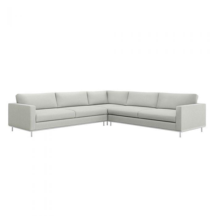 Interlude Home Interlude Home Valencia Sectional - Available in 5 Colors Polished Nickel & Fresco 199016-12
