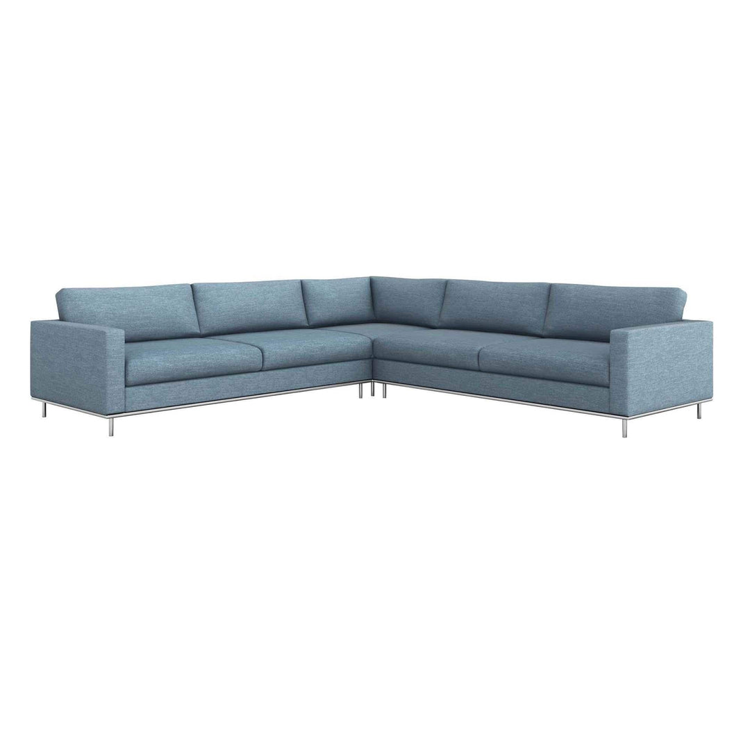 Interlude Home Interlude Home Valencia 3 Piece Sectional - Available in 9 Colors Surf 199016-52