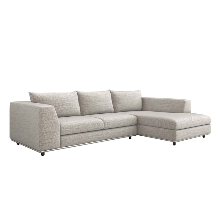 Comodo Chaise 2 Piece Sectional - Available in 2 Colors