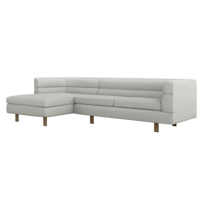 Interlude Home Interlude Home Ornette Left Chaise Sectional - Available in 5 Colors Bronze & Fresco 199022-12