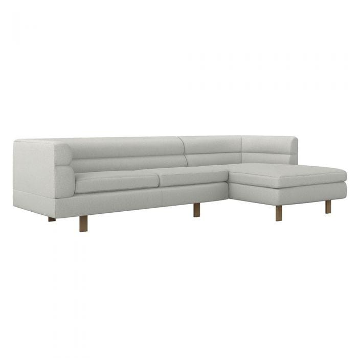 Interlude Home Interlude Home Ornette Right Chaise Sectional - Available in 5 Colors Bronze & Fresco 199023-12