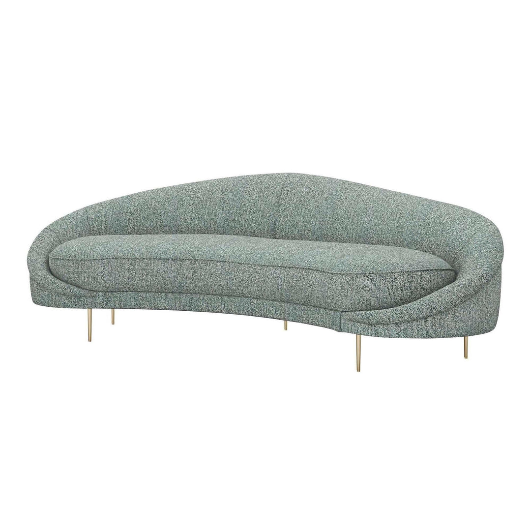 Interlude Home Interlude Home Ava Left Sofa - Stainless Steel Frame - Available in 5 Colors Marsh 199032-54