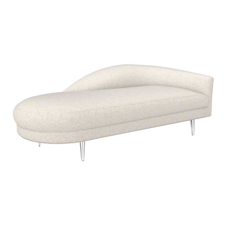 Interlude Home Interlude Home Gisella Right Chaise - Polished Nickel Frame - Available in 5 Colors Drift 199042-51