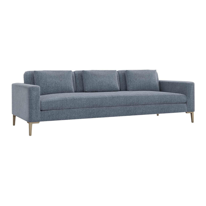 Interlude Home Interlude Home Izzy Sofa - Bronze Frame - Available in 4 Colors Azure 199046-58