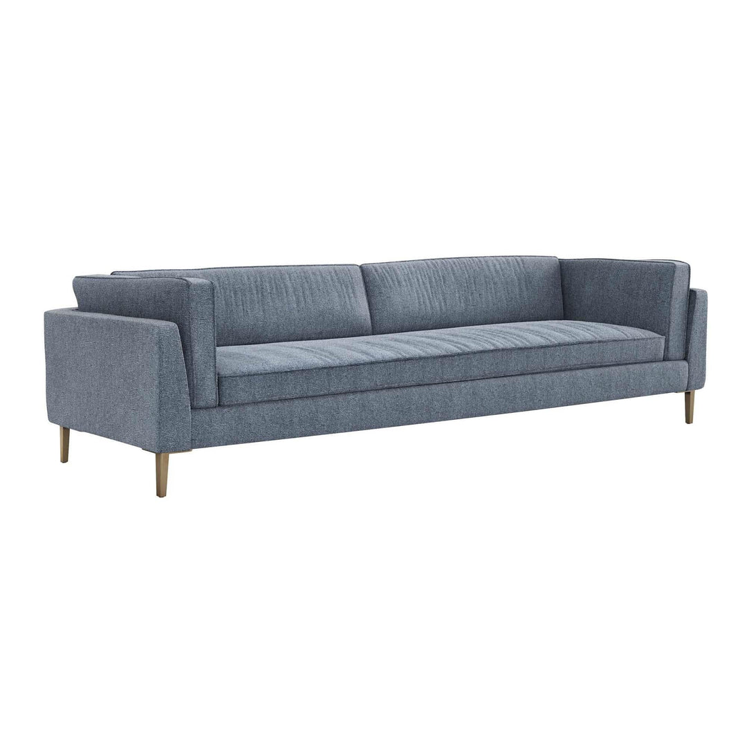 Interlude Home Interlude Home Miles II Sofa - Bronze Frame - Available in 9 Colors Azure 199047-58