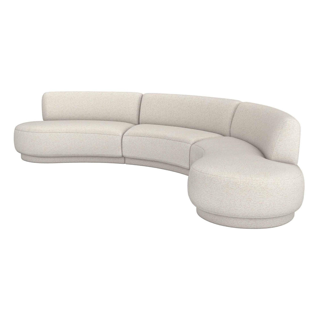 Interlude Home Interlude Home Nuage Right Sectional - Available in 9 Colors Drift 199049-51