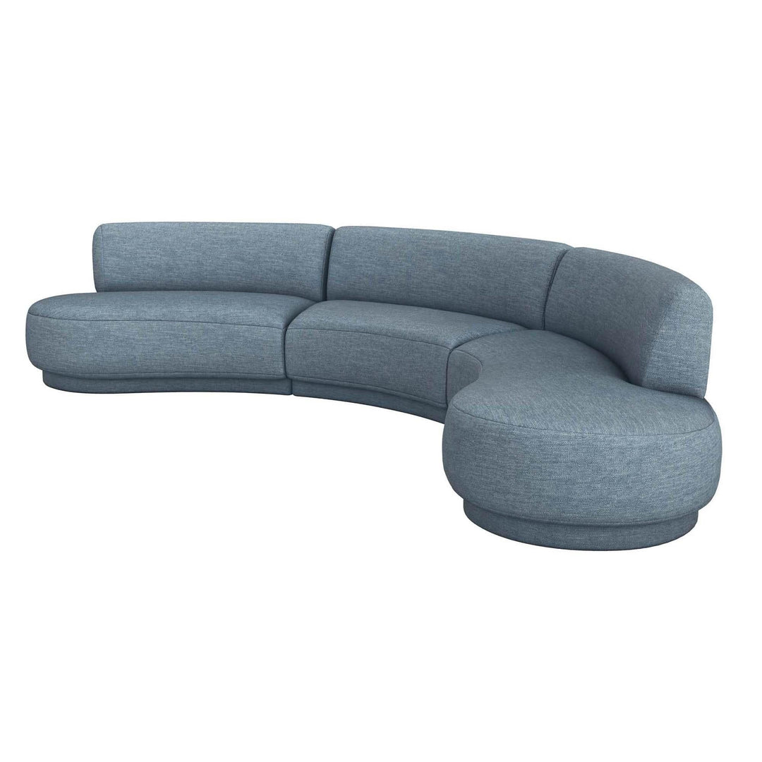 Interlude Home Interlude Home Nuage Right Sectional - Available in 9 Colors Surf 199049-52