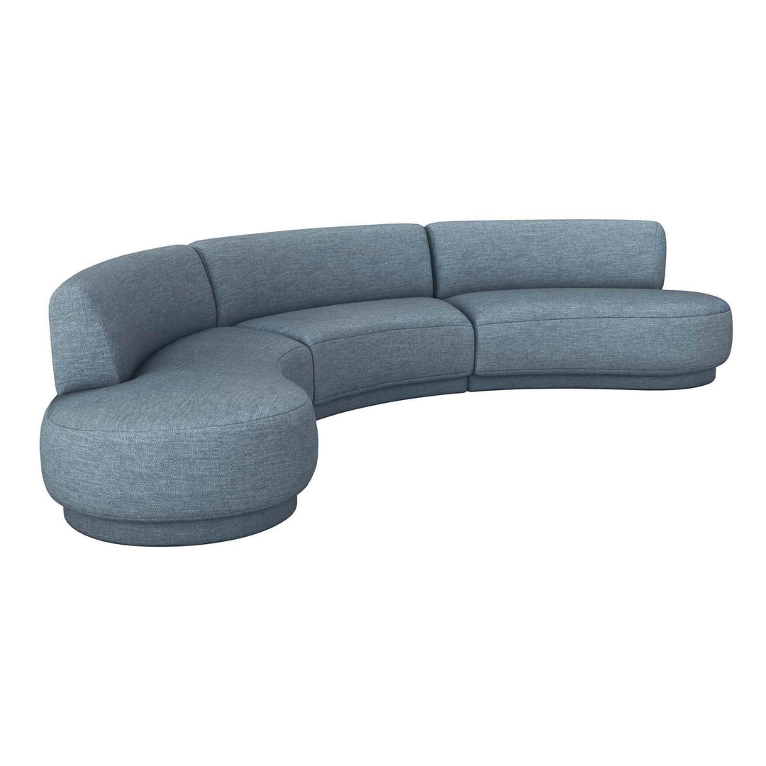 Interlude Home Interlude Home Nuage Left Sectional - Available in 9 Colors Surf 199050-52