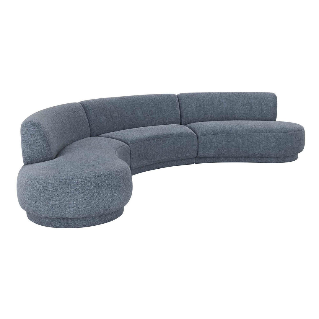 Interlude Home Interlude Home Nuage Left Sectional - Available in 9 Colors Azure 199050-58