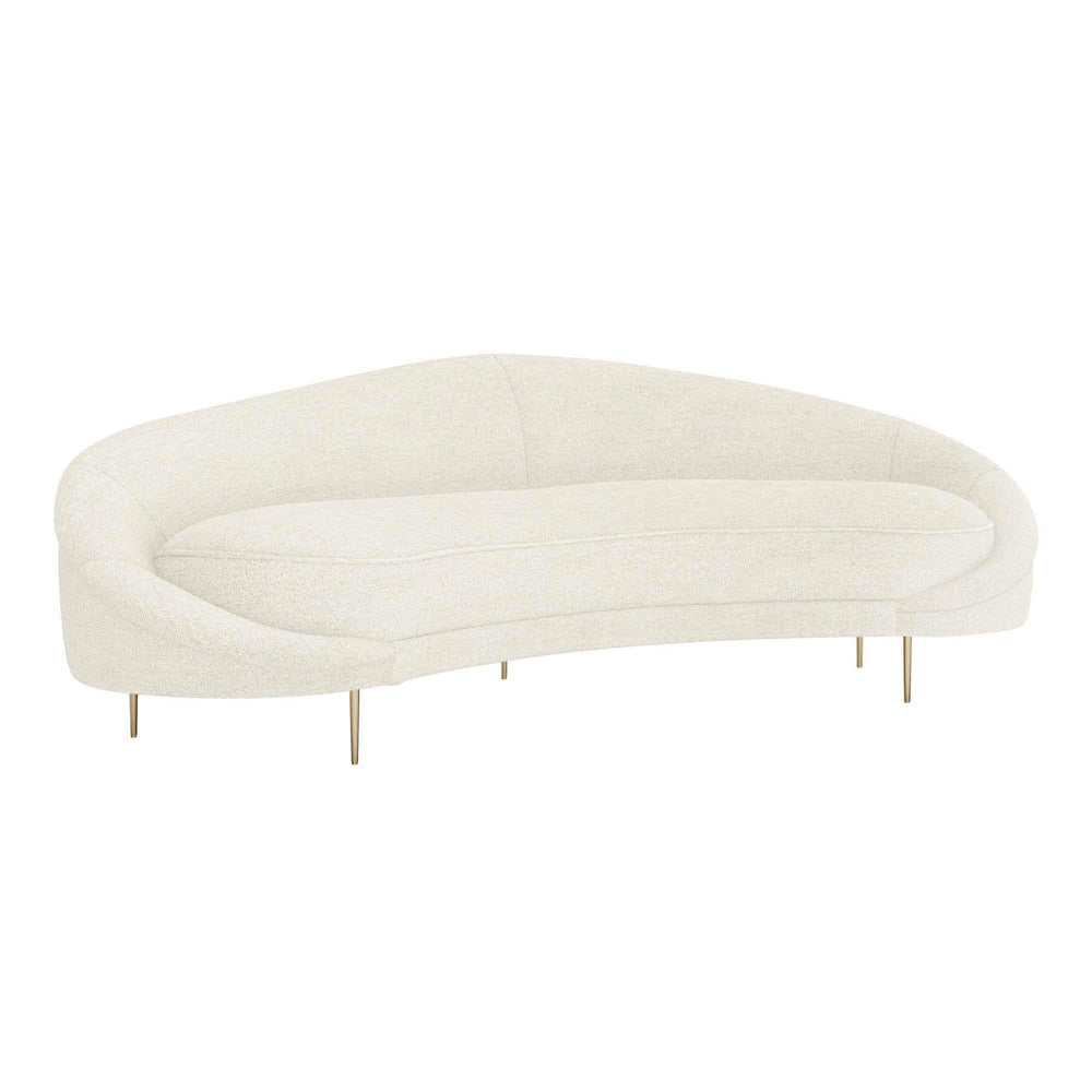 Interlude Home Interlude Home Ava Right Sofa - Shiny Brass Frame - Available in 4 Colors Foam 199051-55