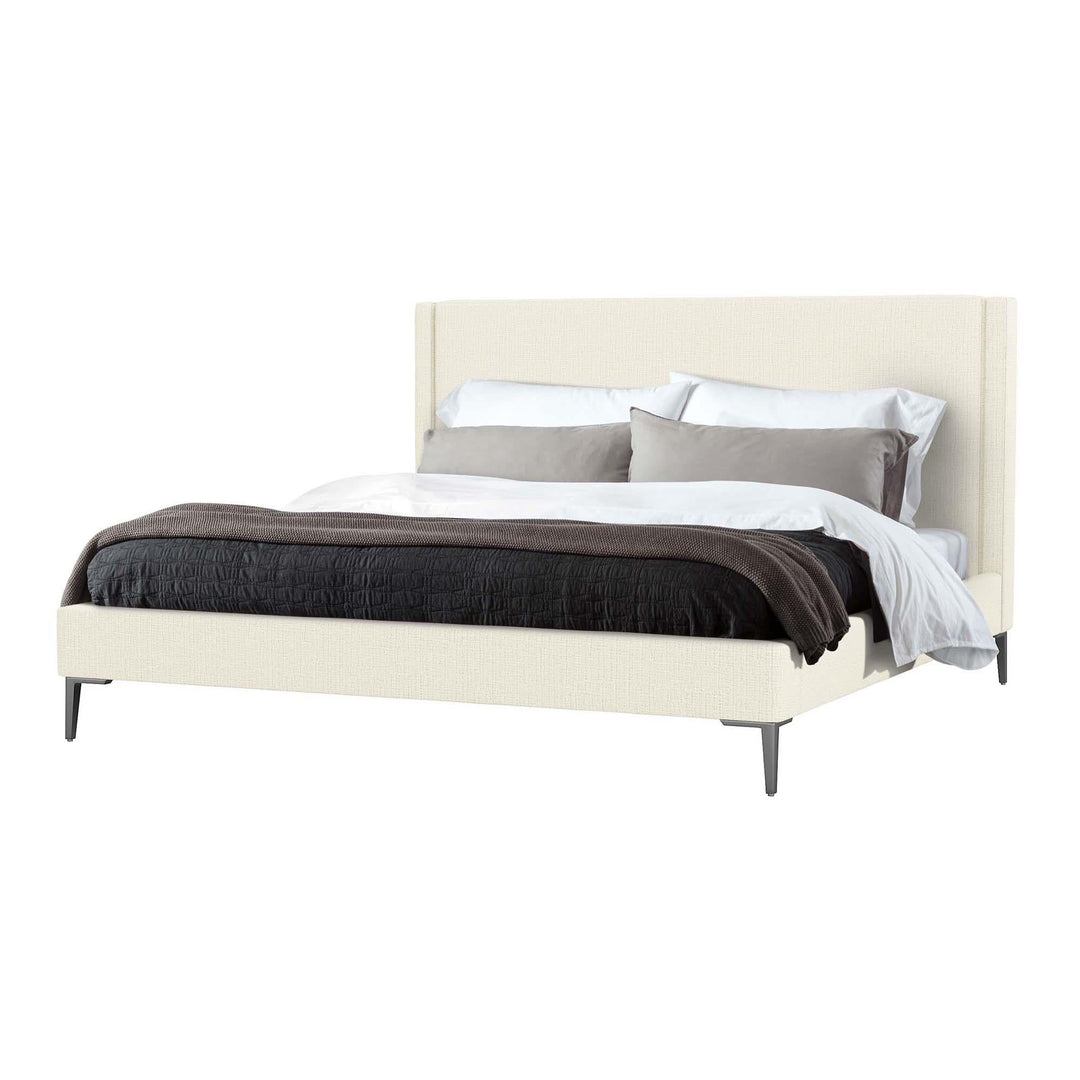Interlude Home Interlude Home Izzy Bed - King - Pewter Frame - Available in 5 Colors Dune 199501-57