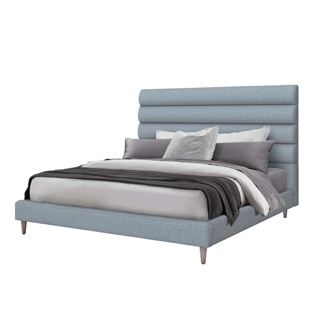 Interlude Home Interlude Home Channel Bed - King - Light Grey Frame - Available in 5 Colors Marsh 199503-50