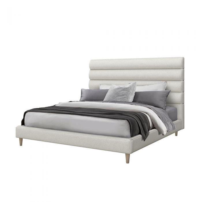 Interlude Home Interlude Home Channel Bed Frame King - Cream & Icy Grey 199503-7