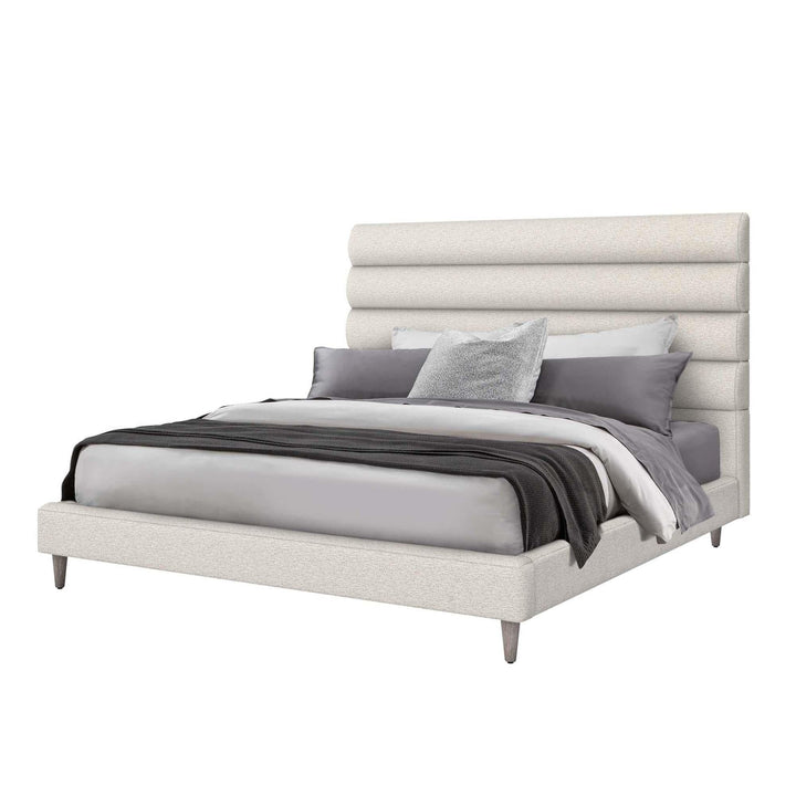 Interlude Home Interlude Home Channel Bed - California King - Light Grey Frame - Available in 5 Colors Drift 199507-51