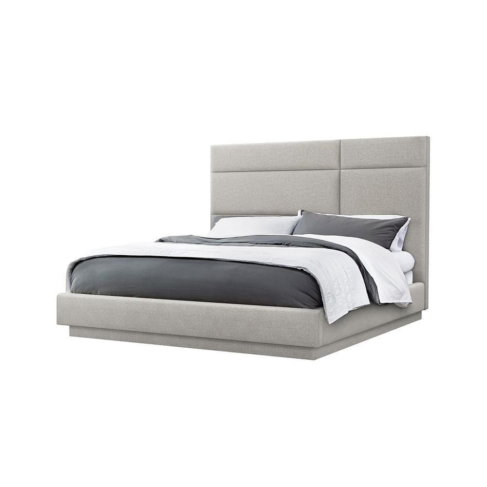 Interlude Home Interlude Home Quadrant Bed - Pure Grey 199508-6