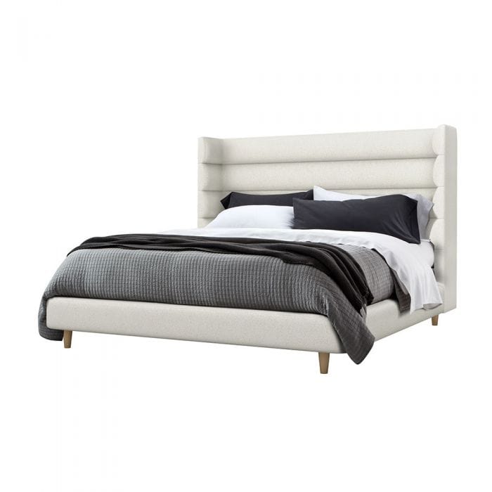 Interlude Home Interlude Home Ornette Bed Frame Queen - Cream & Icy Grey 199510-7