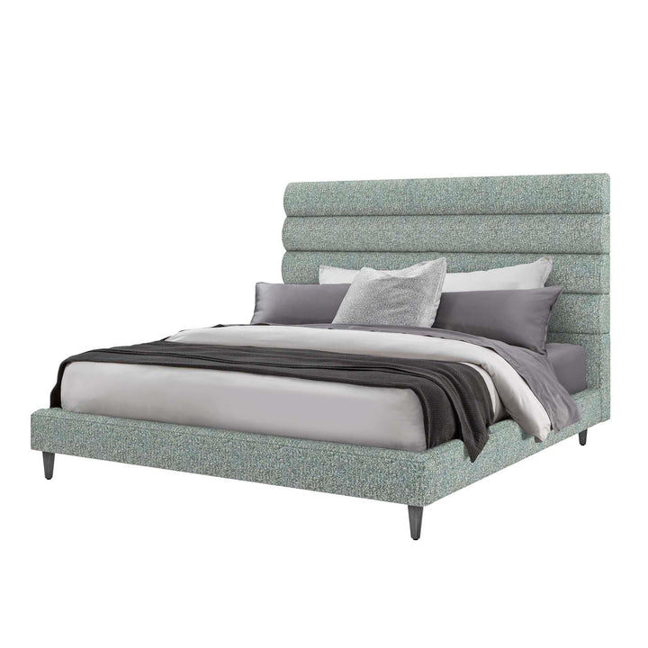 Interlude Home Interlude Home Channel Bed - Queen - Dark Grey Frame - Available in 2 Colors Pool 199511-54