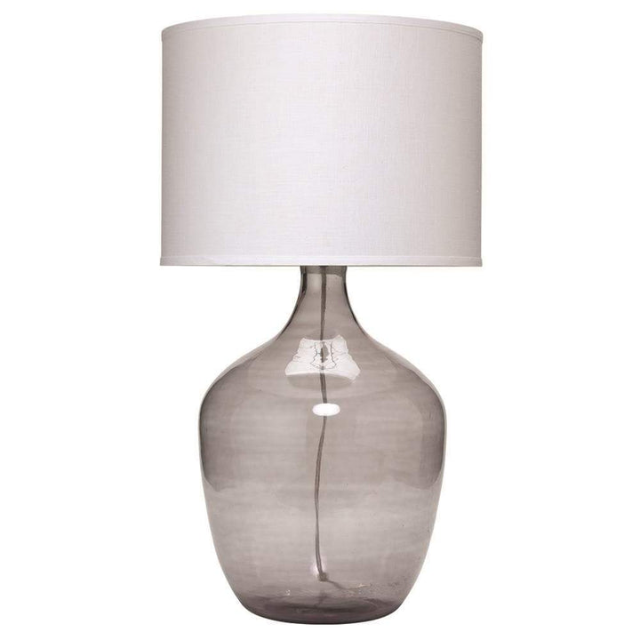 Jamie Young Jamie Young Plum Jar Table Lamp, Extra Large in Gray Glass 1PLUM-XLGR