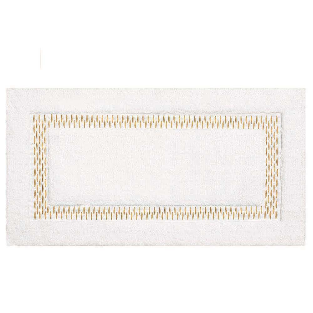 Graccioza Alhambra Bath Rug - White - Available in 2 Sizes