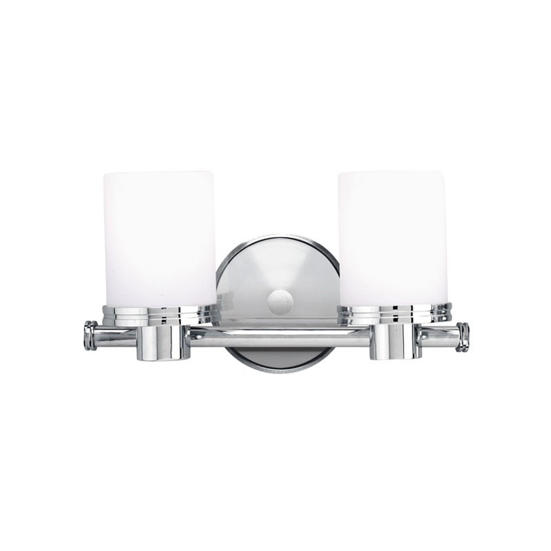 Hudson Valley Lighting Hudson Valley Lighting Southport 2-Bulb Vanity Lamp - Polished Chrome & Opal Matte 2052-PC