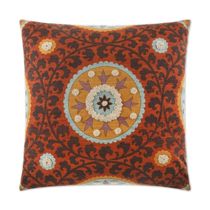 D.V. Kap D.V. Kap Tribal Thread Pillow - Available in 2 Colors Rust 2077-R