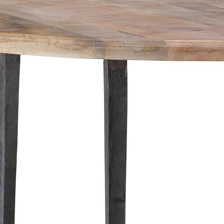 Jamie Young Jamie Young Farmhouse Bistro Table in Natural Wood 20FARM-BINA