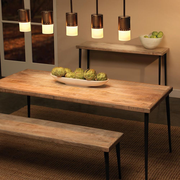 Jamie Young Jamie Young Farmhouse Dining Table in Natural Wood 20FARM-DTNA