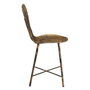 Jamie Young Jamie Young McCallan Metal Chair in Acid Washed Metal 20MCCA-CHAW