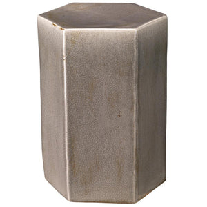 Jamie Young Jamie Young Small Porto Side Table in Gray Ceramic 20PORT-SMGR