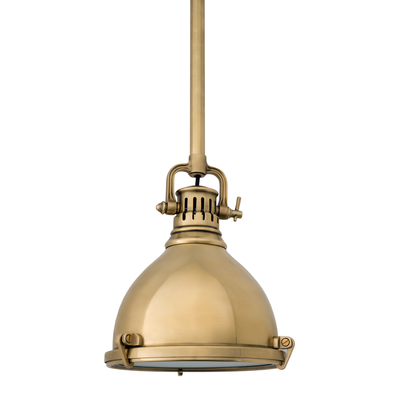 Hudson Valley Lighting Hudson Valley Lighting Pelham Pendant - Aged Brass & Aged Brass 2210-AGB