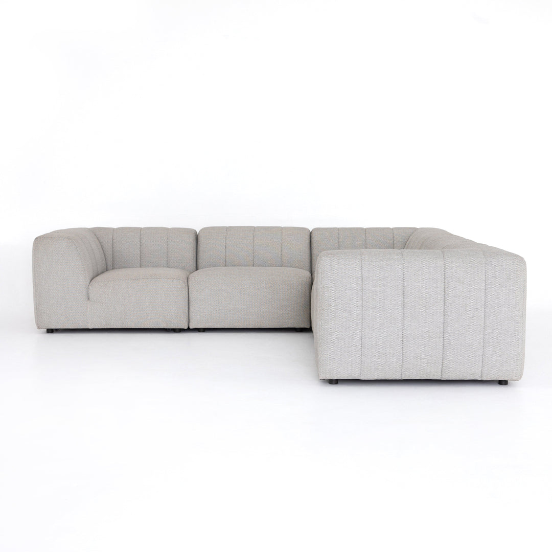 Valeria Outdoor 5 Pc Sectional - Faye Ash