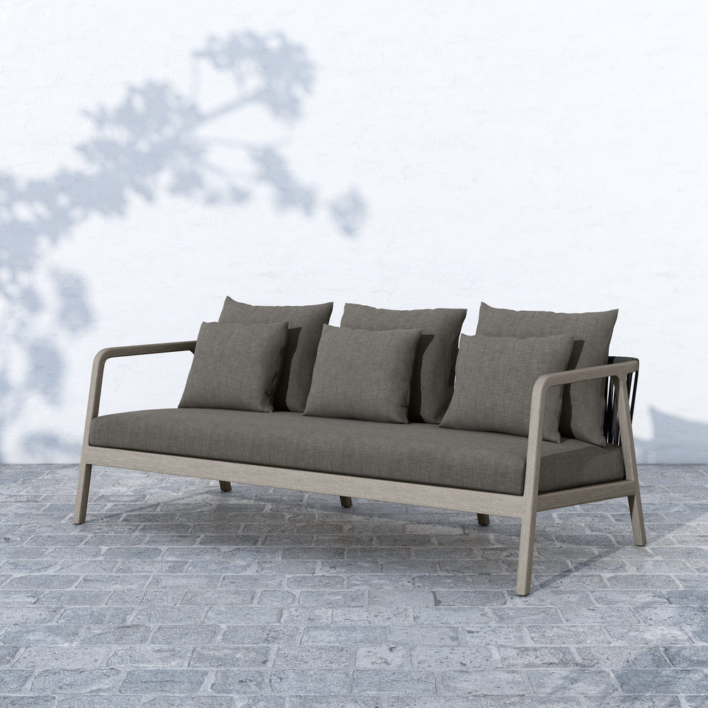 Narim Outdoor Sofa - Weathered Grey - Available in 2 Colors