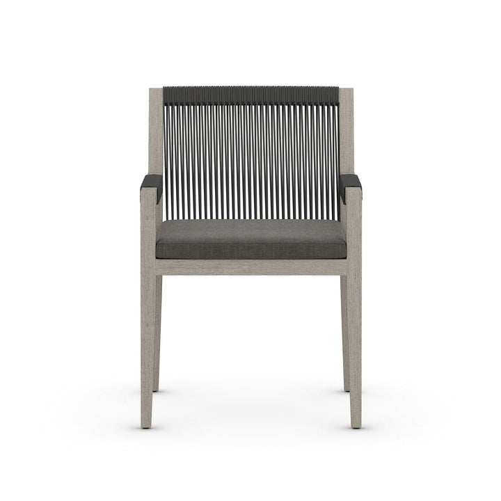 Skylar Dining Armchair - Weathered Grey - Available in 4 Colors