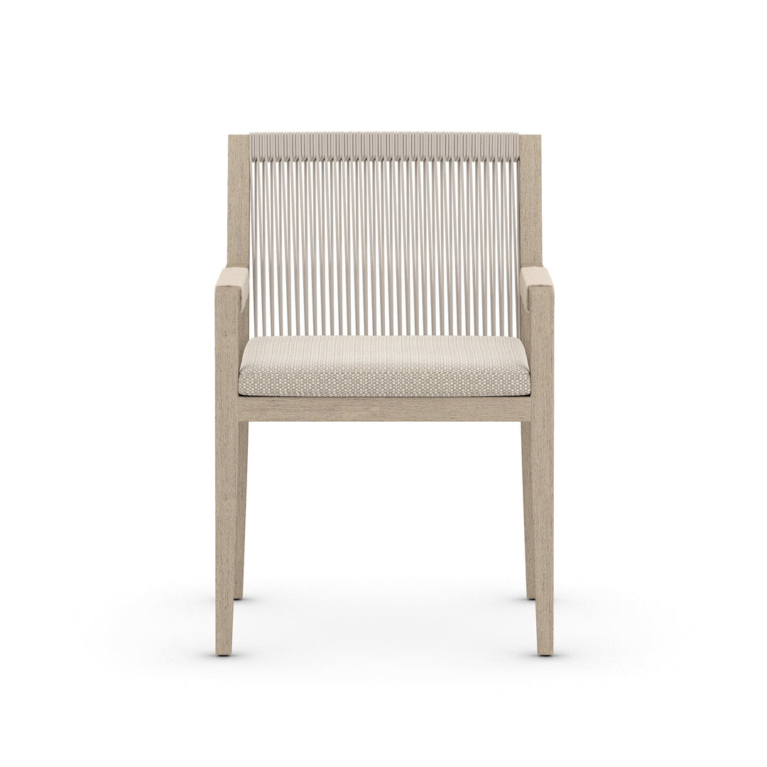 Skylar Dining Armchair - Washed Brown - Available in 4 Colors
