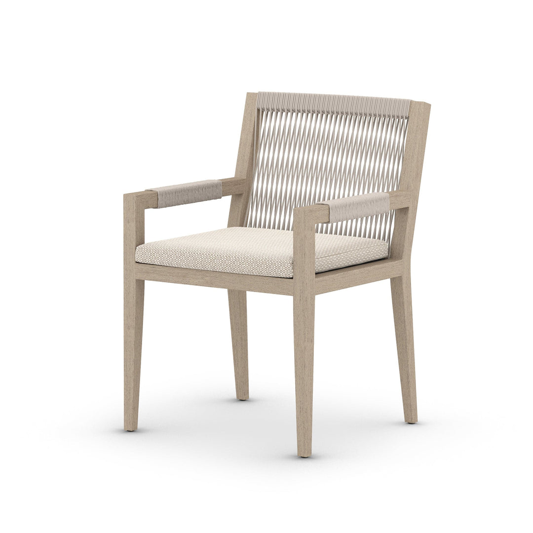 Skylar Dining Armchair - Washed Brown - Available in 4 Colors