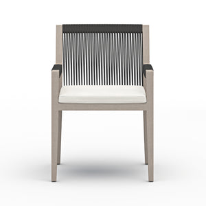 Skylar Outdoor Dining Armchair - Grey