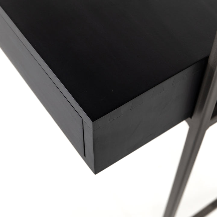 Elijah Modular Wall Desk-Black Wash Poplar